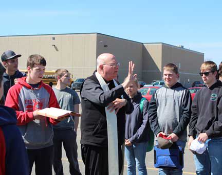 Fr Popp and group